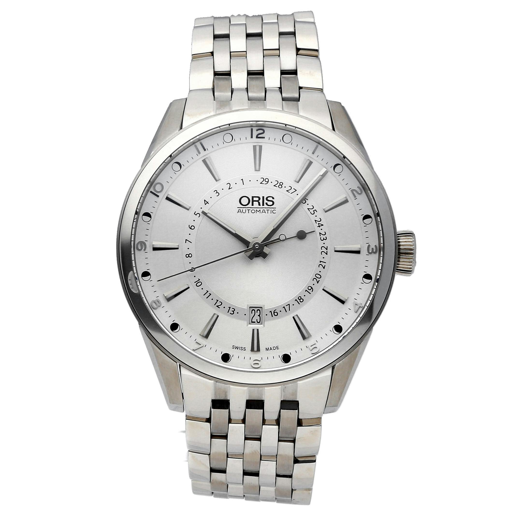 Oris artix pointer moon clearance automatic watch